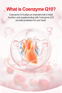 Suplemento de Coenzima Q10 en Cápsulas Blandas JAYHOO de Rápida Absorción e Inodoro para la Salud del Corazón, Estimula la Vitalidad y el Suministro de Oxígeno al Miocardio - Product Image 5