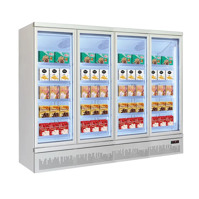 전시 냉장고 및 냉장고 상업적인 강직한 진열장 냉장고