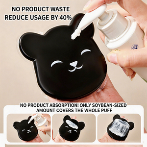 Applicateur de lotion corporelle en forme de tête d'ours pour crème solaire et autobronzant, outil de beauté en silicone non absorbant, sans déchet, facile à nettoyer et lavable - Product Image 5