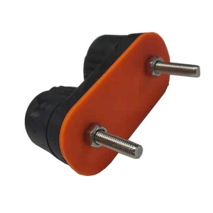 Serre-câble en nylon 29x64mm à double rouleau, support de câble, accessoire de bateau, quincaillerie marine - Product Image 3