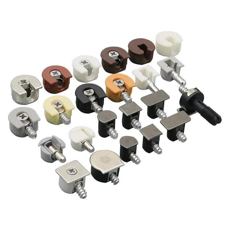 Cam Lock Shelf Support Pins Schrauben 3-in-1-Möbelverbindungssatz Befestigungs elemente für Regale Halterung halterung