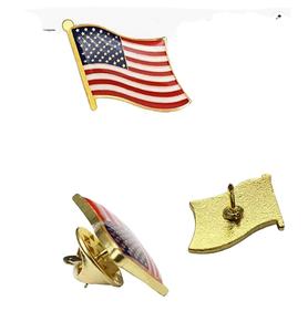 Distintivo della Bandiera Siriana in Lega di Zinco per Decorazione Abiti, Processo di Gocciolamento Colla, Artigianato in Metallo - Product Image 2