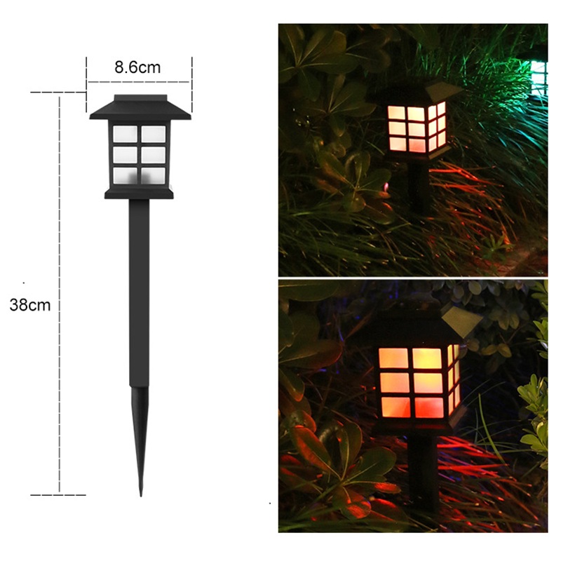 Casa pequeña luces rojas