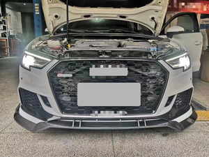 Kit carrozzeria paraurti auto per <span class=keywords><strong>Audi</strong></span> <span class=keywords><strong>A3</strong></span> <span class=keywords><strong>accessori</strong></span> 2017-2020 paraurti anteriore griglie labbro anteriore aggiornamento per <span class=keywords><strong>Audi</strong></span> RS3 stile nuove condizioni - Product Image 5