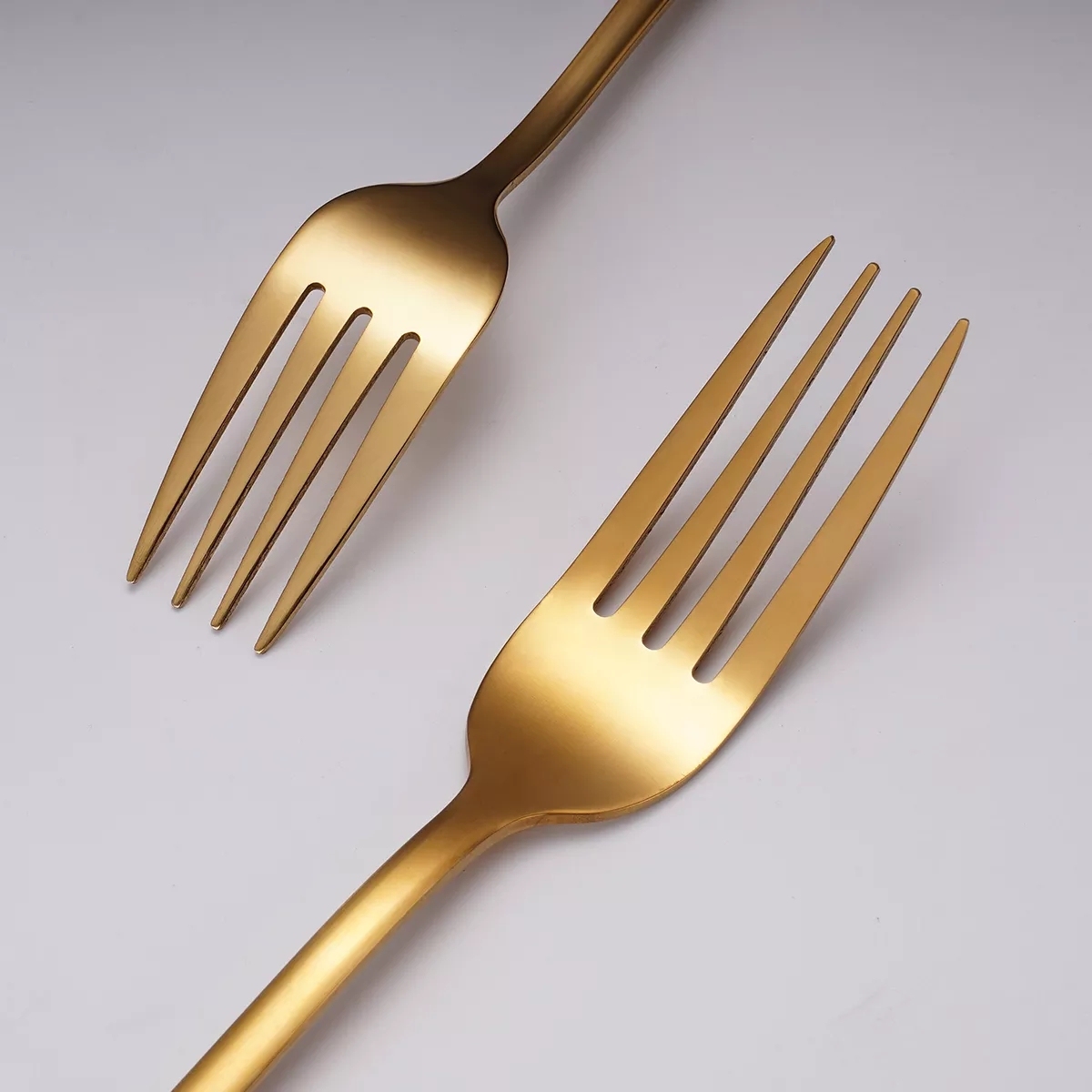 Fine Matte Dinner Modern Gold Cutlery Set Food Grade Stainless Steel Knife Spoon and Fork Set · image 4