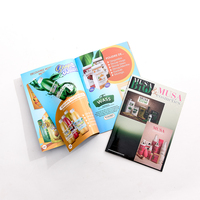 FF1854 alta calidad al por mayor personalizado a todo color catálogo revista libro brillante folleto impresión catálogo