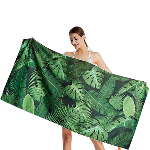Toalla de Playa Personalizada con Logotipo, 100% <span class=keywords><strong>Microfibra</strong></span> de Poliéster, Hipoalergénica, de Secado Rápido, para Uso en Verano, Forma Rectangular/Redonda - Product Image 2