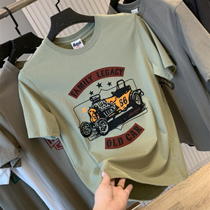 Élevez votre look d'été T-shirt en coton luxueux pour hommes-Street <span class=keywords><strong>Chic</strong></span> à manches courtes pour le gentleman moderne - Product Image 1