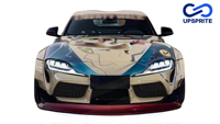 Kit de Conversión de Carrocería Modificada Estilo LB, Kit de Carrocería Ancha para Toyota GR Supra A90, Alerón Delantero, Faldones Laterales, Difusor Trasero, Kit de Carrocería JDM