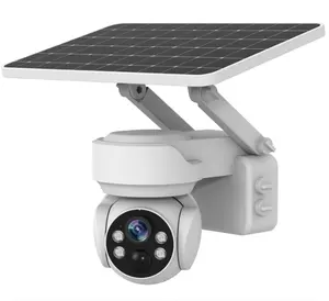 2MP Nhỏ Wifi Hai Cách Âm Thanh Video Mạng Di Động Ứng Dụng Điều Khiển Sim Thẻ Năng Lượng Mặt Trời Powered Máy Ảnh 4G Với 3M Cáp Mở Rộng