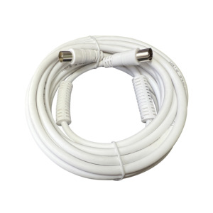 Cable de <span class=keywords><strong>Antena</strong></span> de TV Coaxial con Revestimiento de PVC para Proyector de Cine en Casa, Monitor y <span class=keywords><strong>HDTV</strong></span> - Conectores Macho/Hembra, Resolución 4K/8K - Product Image 1