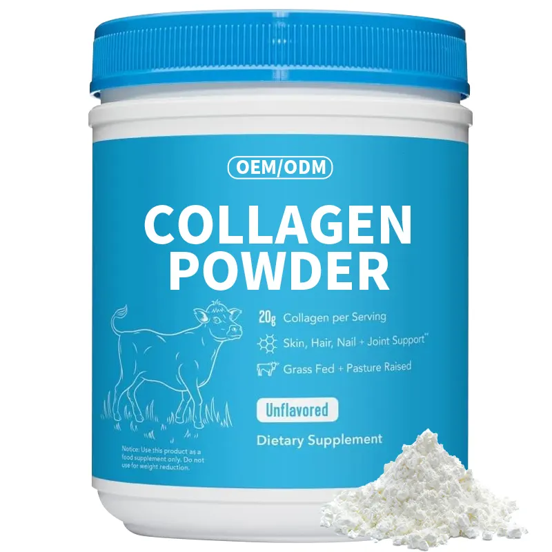 Heißes neues Produkt OEM ODM Collagen Supplement Protect Skin Health fördert das Haar wachstum Skin Protein Supplement Collagen Powder