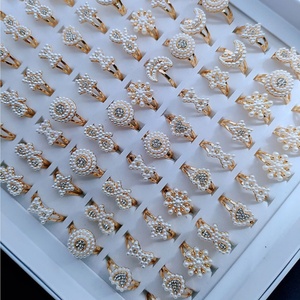 Anillos de Zirconia Chapados en Oro de Moda para Mujer al por Mayor Jxx, Joyería de Latón Económica para Regalo de Boda para Chicas - Product Image 4