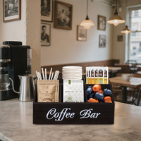 Organisateur de café en bois Durable moderne de haute qualité d'usine comme Solution de stockage de dosettes de café pour les articles ménagers