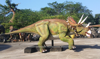 Réaliste Triceratops Animatronic Dinosaure Mobile Dino Animatronic Vente d'usine