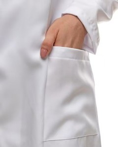 Bata <span class=keywords><strong>de</strong></span> <span class=keywords><strong>laboratorio</strong></span> profesional elástica para mujer, instrumento automático para pruebas <span class=keywords><strong>de</strong></span> revestimiento, bata médica <span class=keywords><strong>de</strong></span> enfermería, superventas - Product Image 6
