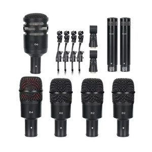 DP72 Juego de 7 Micrófonos de Batería Profesionales con Cable, Cardioide, para Canto y Escenario, Construcción Metálica - Product Image 3
