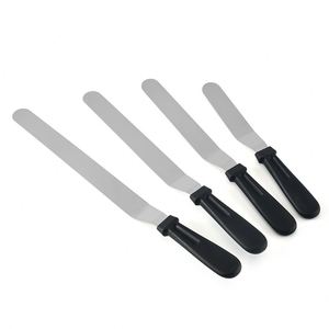Espátula Angulada de Acero Inoxidable de Grado Alimenticio Personalizada de 6/8/10/12 Pulgadas para Herramientas de Repostería - Product Image 2