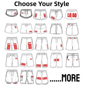Shorts de sport décontractés pour homme grande taille, avec logo personnalisé, poche zippée, extensibles, coupe régulière, entrejambe 7 ou 9 pouces, couleur unie - Product Image 4