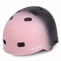Coque en matériau ABS homologué CE Casque de skateboard, de patinage à roulettes, de cyclisme, de sport de plein air pour adultes Casque de vélo d'équilibre Longboard