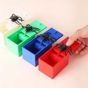 Spider Box Prank Toy Gag Gift, divertidos regalos de cumpleaños para hombres y mujeres, regalos sorpresa para papá, caja de regalo molesta de plástico juguetes para niños - Product Image 6