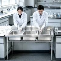 Évier de cuisine professionnel en acier inoxydable pour restaurants et hôtels, avec table intégrée, en acier inoxydable épaissi