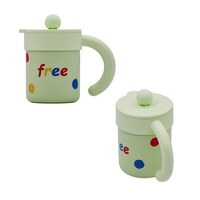 Tasse à café de voyage de camping thermique isolée à double paroi en acier inoxydable de 12oz 350ml avec logo personnalisé avec poignée
