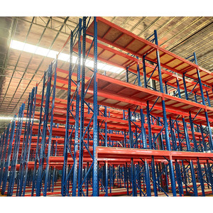 Industrial Q235 Steel Warehouse <strong>Storage</strong> Pallet Racking, Multi-level <strong>Heavy</strong> <strong>Duty</strong> <strong>Metal</strong> Shelving <strong>Rack</strong> for Industrial <strong>Storage</strong> - Product Image 1