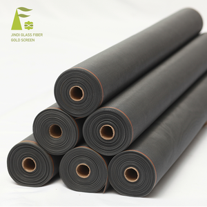 Jindi cổ E kính 20x20 lưới 0.13 "sợi thủy tinh màu đen màn hình cuộn cho cửa sổ cửa - Product Image 1