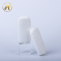 Contenant vide ovale en plastique PP de 73g pour déodorant en stick, shampoing, blush, lotion, rechargeable, à ouverture facile, couleur personnalisée, OEM/ODM