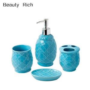 4-pieza cerámica conjunto <span class=keywords><strong>de</strong></span> accesorios <span class=keywords><strong>de</strong></span> baño <span class=keywords><strong>de</strong></span>-incluye jabón líquido o dispensador <span class=keywords><strong>de</strong></span> loción w/<span class=keywords><strong>cepillo</strong></span> <span class=keywords><strong>de</strong></span> dientes titular <span class=keywords><strong>de</strong></span> la vaso plato <span class=keywords><strong>de</strong></span> jabón - Product Image 1