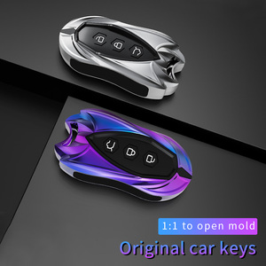 Porte-clés de voiture de haute qualité porte-clés en <span class=keywords><strong>cuir</strong></span> allié pour Baojun 510 730 360 560 RS-5 530 630 pour Wuling Hongguang S - Product Image 3