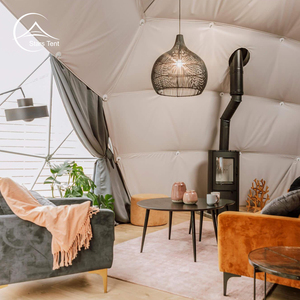<span class=keywords><strong>Domo</strong></span> Geodésico de 6 Metros de Diámetro, Tienda de Campaña Glamping, Casa de Lujo con Baño, Domos de Lujo - Product Image 4