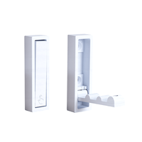 Porte-serviettes mural pliable moderne en alliage de zinc à un seul niveau, écologique, avec crochets pour vêtements, chapeaux, clés et sacs, pour la maison, la cuisine et la salle de bain