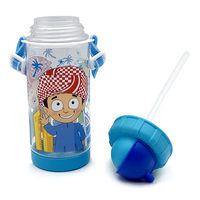 Bouteilles d'eau en plastique transparent sans BPA avec paille, personnalisables avec logo, pour la gym et le sport – Vente en gros