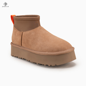 Stivali da Neve Invernali Classici Tazzman 2026 per Donna in Pelle Scamosciata e <span class=keywords><strong>Pelliccia</strong></span> di Pecora di Alta Qualità, Resistenti, Ciabatte Autunnali da Donna - Product Image 2