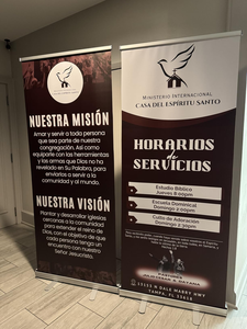 Promotion : Support de bannière enroulable rétractable à profil en aluminium haute résolution pour <span class=keywords><strong>recrutement</strong></span> sur campus scolaire - Product Image 5