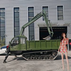 Fácil de operar Confiable 1Ton 2Ton Crawler Skid Steer Loader con varios accesorios - Product Image 6