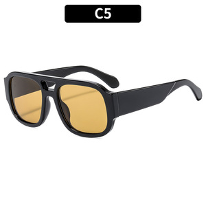Gafas de Sol de Diseño para Mujer 2025, Logotipo Personalizado, Estilo Aviador, Protección UV400, Montura Completa, Forma Ovalada, Marca Famosa YH Modelo 89268 - Product Image 3