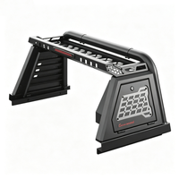 Barre de protection robuste pour pick-up avec boîte de rangement et éclairage LED, compatible avec Hilux Revo Ranger DMax Triton Tacoma F150 Ram 4x4, accessoire pour camion tout-terrain