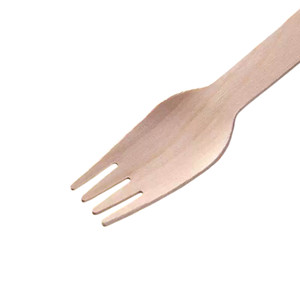 Fourchette-cuillère mini 2-en-1 écologique en bois de bouleau compostable – Ustensiles de luxe jetables pour la maison, les fêtes et le jardin - Product Image 6