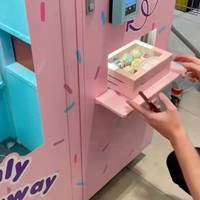 Distributeur automatique de cupcakes Haloo de grande capacité avec système de réfrigération et d'ascenseur