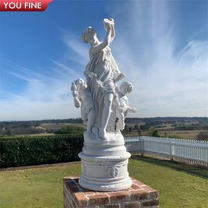 Estatua de Mujer Bailando en Mármol YOUFINE, Elegante, para Decoración de Jardines y Villas - Product Image 2