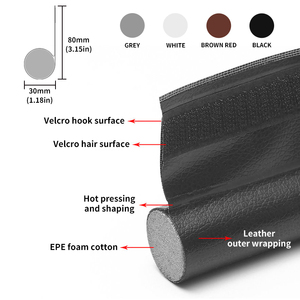 Leather Foldable Flexible <strong>Door</strong> Bottom Sealing Strip Guard <strong>Sealer</strong> Foam <strong>Door</strong> Draft Stoppers <strong>for</strong> Bottom of <strong>Door</strong> - Product Image 6