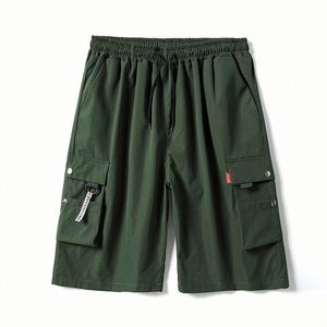 Pantaloncini da Lavoro <span class=keywords><strong>Bermuda</strong></span> da Uomo a Prezzo di Fabbrica, <span class=keywords><strong>Pantaloni</strong></span> Casual Larghi Stile Hip Hop con Tasche Multiple, Pantaloncini Cargo di Alta Qualità per Uomo - Product Image 1