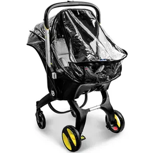 Stroller bayi model baru penutup hujan jaring nyamuk untuk kereta bayi 3 in 1 troli 4 in 1