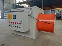 Chauffage électrique intelligent à haut volume d'air et à économie d'énergie, 380V/220V en option, haute puissance, entièrement en acier, 3000m³/h, pour serre et élevage