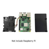 Casing Aluminium Raspberry Pi 5 dengan Kipas Ganda, Cangkang Logam untuk RPI 5 Pi5