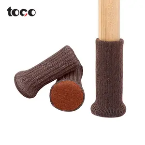 Нескользящие Вязаные чехлы для ножек стола и пола Toco 4 шт./компл.