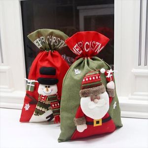 Stock Wholesale <b>Christmas</b> Gift <b>Bags</b> Cotton Drawstring <b>Bag</b> Dust Holiday Storage Sack for Gifts Toys and Seasonal Decorations - Product Image 3